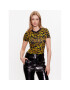 Versace Jeans Couture Тишърт 74HAH608 Черен Regular Fit - Pepit.bg