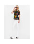 Versace Jeans Couture Тишърт 74HAH6A3 Черен Regular Fit - Pepit.bg