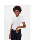 Versace Jeans Couture Тишърт 74HAHT06 Бял Regular Fit - Pepit.bg
