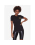 Versace Jeans Couture Тишърт 74HAHT06 Черен Regular Fit - Pepit.bg