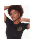 Versace Jeans Couture Тишърт 74HAHT06 Черен Regular Fit - Pepit.bg