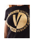 Versace Jeans Couture Тишърт 74HAHT10 Черен Regular Fit - Pepit.bg