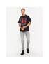 Versace Jeans Couture Тишърт 75GAHE04 Черен Regular Fit - Pepit.bg