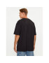 Versace Jeans Couture Тишърт 75GAHF05 Черен Oversize - Pepit.bg