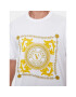 Versace Jeans Couture Тишърт 75GAHF07 Бял Regular Fit - Pepit.bg