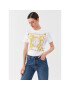Versace Jeans Couture Тишърт 75HAHF07 Бял Regular Fit - Pepit.bg