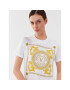 Versace Jeans Couture Тишърт 75HAHF07 Бял Regular Fit - Pepit.bg