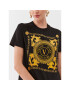 Versace Jeans Couture Тишърт 75HAHF07 Черен Regular Fit - Pepit.bg