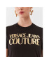 Versace Jeans Couture Тишърт 75HAHT01 Черен Regular Fit - Pepit.bg