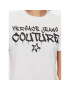 Versace Jeans Couture Тишърт 75HAHT16 Бял Regular Fit - Pepit.bg