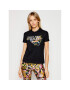 Versace Jeans Couture Тишърт B2HWA7KA Черен Regular Fit - Pepit.bg