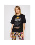 Versace Jeans Couture Тишърт B2HWA7TE Черен Regular Fit - Pepit.bg