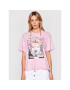 Versace Jeans Couture Тишърт B2HWA7VA Розов Regular Fit - Pepit.bg