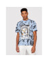 Versace Jeans Couture Тишърт B3GWA7VA Син Relaxed Fit - Pepit.bg