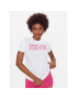 Versace Jeans Couture Тишърт Logo 74HAHT03 Бял Regular Fit - Pepit.bg
