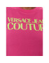 Versace Jeans Couture Тишърт Logo 74HAHT03 Розов Regular Fit - Pepit.bg