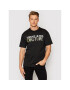 Versace Jeans Couture Тишърт Logo Bijoux 71GAHF04 Черен Regular Fit - Pepit.bg