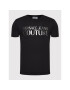 Versace Jeans Couture Тишърт Logo Mirror 72GAHG01 Черен Regular Fit - Pepit.bg