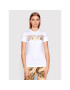 Versace Jeans Couture Тишърт Logo Thick Foil 72HAHT01 Бял Regular Fit - Pepit.bg