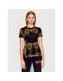 Versace Jeans Couture Тишърт Regalia 72HAH608 Черен Regular Fit - Pepit.bg