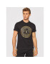 Versace Jeans Couture Тишърт Vemblem Foil 71GAHT12 Черен Regular Fit - Pepit.bg