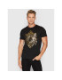 Versace Jeans Couture Тишърт Vemblem Leaf 71GAHF05 Черен Regular Fit - Pepit.bg