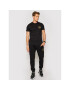 Versace Jeans Couture Тишърт Vemblem S Embro 71GAHT10 Черен Regular Fit - Pepit.bg