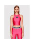 Versace Jeans Couture топ 72HAM601 Розов Slim Fit - Pepit.bg