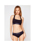 Versace Класически дамски бикини Logo AUD04071 Черен - Pepit.bg