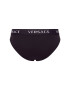 Versace Класически дамски бикини Logo AUD04071 Черен - Pepit.bg