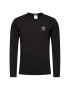 Versace Тениска с дълъг ръкав Girocollo AUU01007 Черен Regular Fit - Pepit.bg