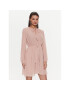 ViCOLO Коктейлна рокля TE0130 Бежов Regular Fit - Pepit.bg