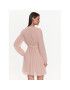ViCOLO Коктейлна рокля TE0130 Бежов Regular Fit - Pepit.bg