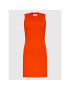 Victoria Victoria Beckham Ежедневна рокля Pcs Unique 1222KDR003661A Оранжев Slim Fit - Pepit.bg