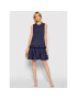 Victoria Victoria Beckham Ежедневна рокля Stretch Faille 2221WDR002556C Тъмносин Relaxed Fit - Pepit.bg