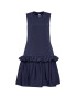 Victoria Victoria Beckham Ежедневна рокля Stretch Faille 2221WDR002556C Тъмносин Relaxed Fit - Pepit.bg