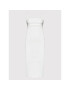 Victoria Victoria Beckham Коктейлна рокля Cut Out 1222KDR003590A Бял Slim Fit - Pepit.bg