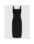 Victoria Victoria Beckham Коктейлна рокля Cut Out 1222KDR003590A Черен Slim Fit - Pepit.bg