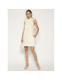 Victoria Victoria Beckham Коктейлна рокля Fluid Crepe 2220WDR001185A Бял Regular Fit - Pepit.bg