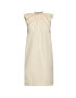 Victoria Victoria Beckham Коктейлна рокля Fluid Crepe 2220WDR001185A Бял Regular Fit - Pepit.bg