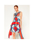 Victoria Victoria Beckham Лятна рокля Printed Heavy Poly 2120WDR000489A Цветен Regular Fit - Pepit.bg