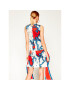 Victoria Victoria Beckham Лятна рокля Printed Heavy Poly 2120WDR000489A Цветен Regular Fit - Pepit.bg