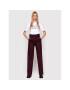 Victoria Victoria Beckham Текстилни панталони 1122JTR003286A Бордо Regular Fit - Pepit.bg