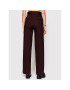 Victoria Victoria Beckham Текстилни панталони 1122JTR003286A Бордо Regular Fit - Pepit.bg