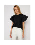 Victoria Victoria Beckham Тишърт Single 2121JTS002406A Черен Regular Fit - Pepit.bg