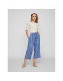 Vila Блуза 14088347 Бежов Slim Fit - Pepit.bg