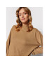 Vila Блуза Ribbi 14065569 Кафяв Relaxed Fit - Pepit.bg