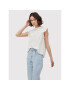 Vila Блуза Visia 14075227 Бял Loose Fit - Pepit.bg