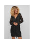 Vila Коктейлна рокля Glitas 14079152 Черен Regular Fit - Pepit.bg