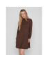 Vila Плетена рокля Comfy 14087511 Кафяв Regular Fit - Pepit.bg